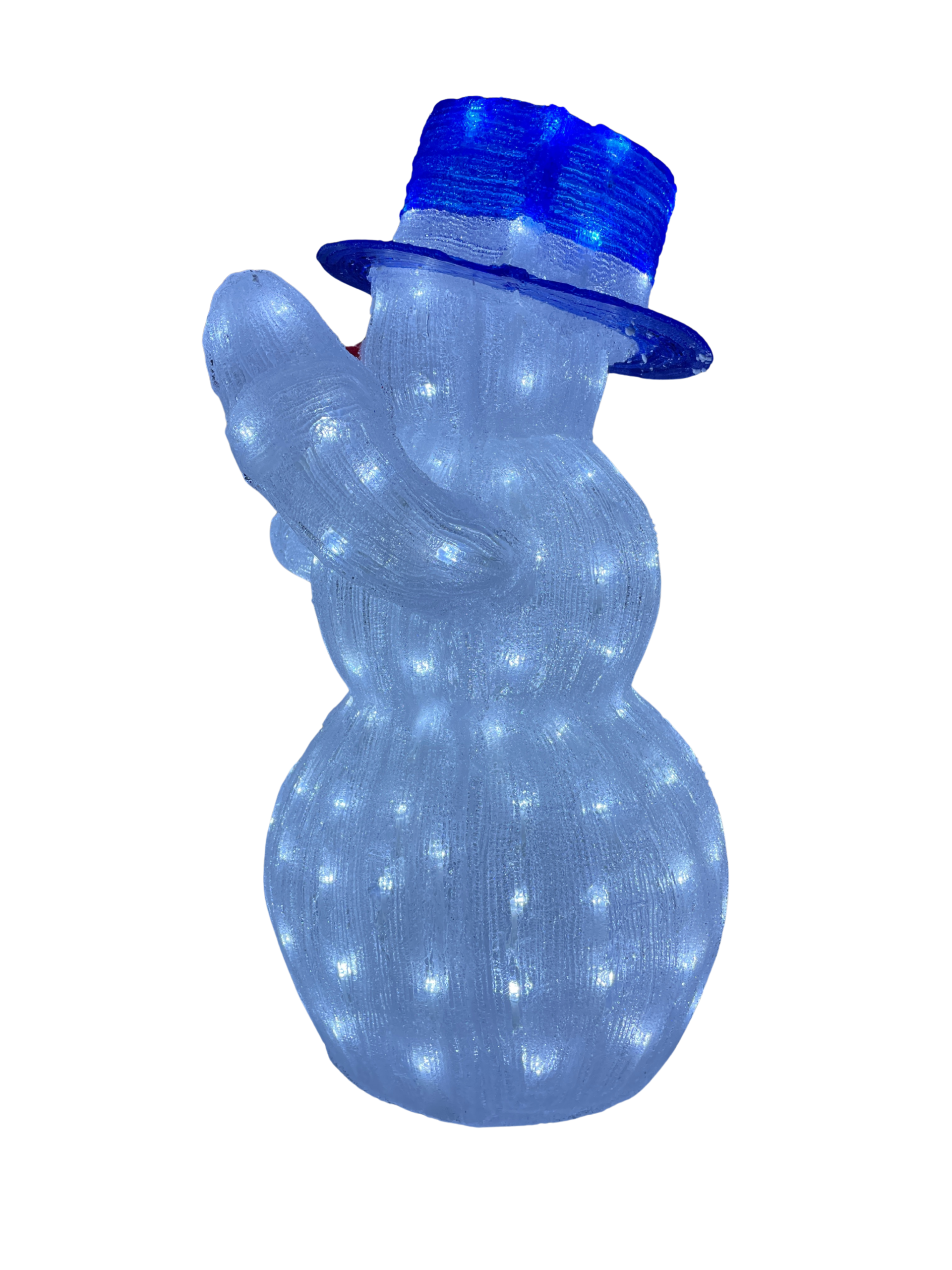 LED Snehuliak 62 cm (adaptér) – Obrázok 2