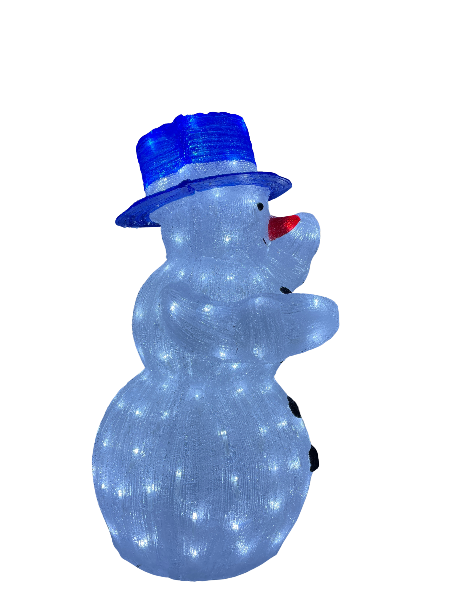 LED Snehuliak 62 cm (adaptér) – Obrázok 3