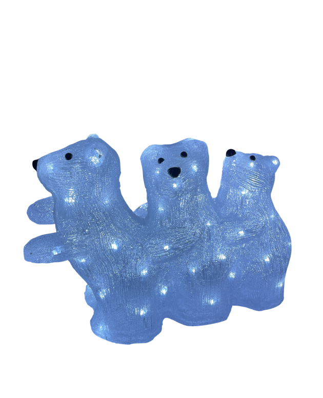 LED Medveď 45 cm (adaptér)