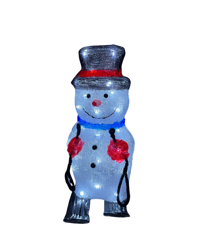 LED Snehuliak 34 cm (batérie)
